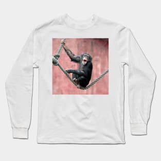 Chimpanzee 004 Long Sleeve T-Shirt